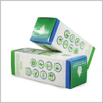 White Card Folding Paper Box For Lipstick Foundation And Eye Cream Health Care Products