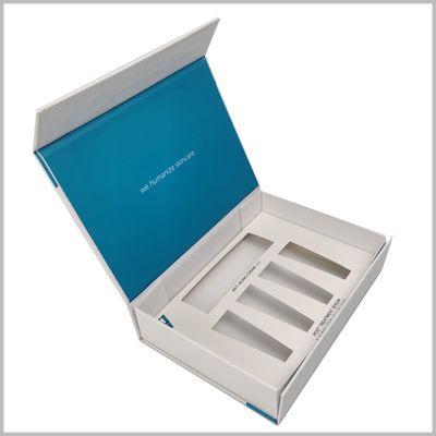 Custom Rigid Packaging Gift Box For Skincare Set With Magnetic Closure Foam Insert
