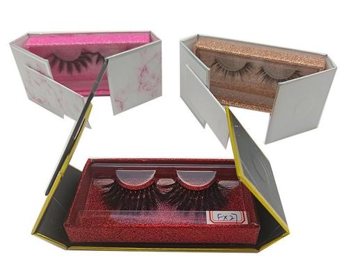 Magnetic Closure Foldable Eyelash Packaging Rigid Gift Box For Luxury Gift Sets