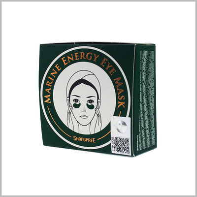 Custom Printed Eye Mask Packaging Box With Logo Skincare Paper Box Supplier