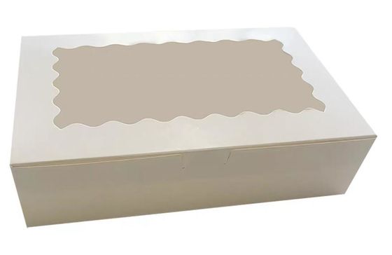 Custom Macaron Packaging Paper Box For Bakery And Dessert Gifts With Window