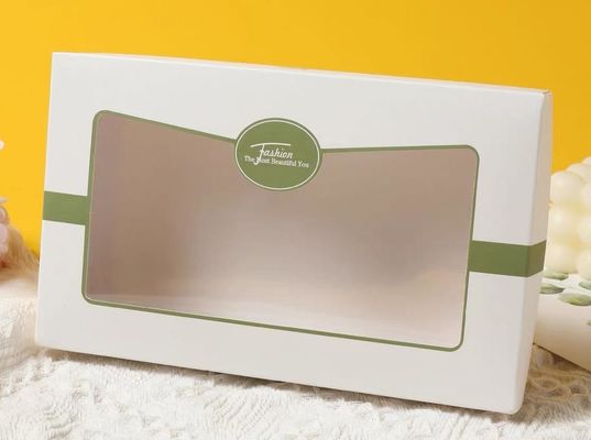 Custom Macaron Packaging Paper Box For Bakery And Dessert Gifts With Window