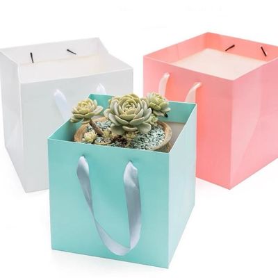 Custom Floral Arrangement Gift Bags For Flower Shops And Gift Stores with logo Buddy Bags