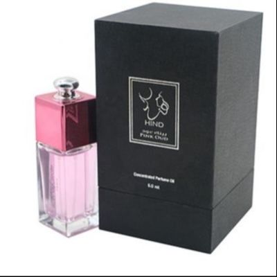 Luxury Rigid Perfume Packaging Box With Logo Custom Black Cardboard Box for Fragrance Bottles