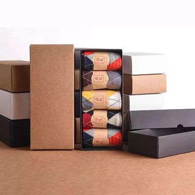 Eco-Friendly White Kraft Folding Boxes Custom Size For Product Packaging