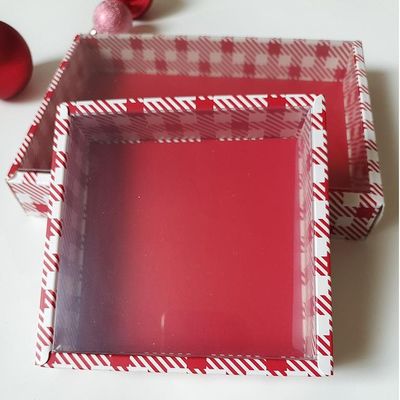 Custom Christmas Candy Gift paper Boxes With Festive Designs For Cookies And Small Gifts