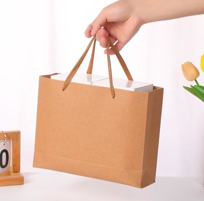 Handbags Kraft Paper Bags Christmas Packaging Gift Bags Gift Clothing Store Clothes Printing Logo