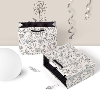 Wedding Gift Bag Small Medium And Large Simple White Card Birthday Gift Paper Handbag