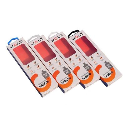 Custom Cardboard Packaging Box With Compartments For Power Banks And USB Cords