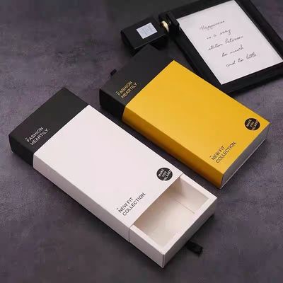Eco-Friendly Paper Drawer Box For Cosmetics Jewelry And Accessories