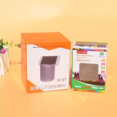 Custom Printed Speaker Packaging Box with Protective Foam Insert Eco-Friendly
