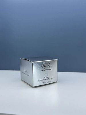 Elegant White Card Paper Box For Face Cream And Skincare Products Custom Logo