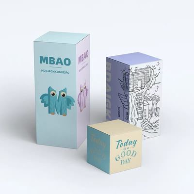 Versatile White Cardboard Boxes For Cosmetics Skincare And Small Gifts