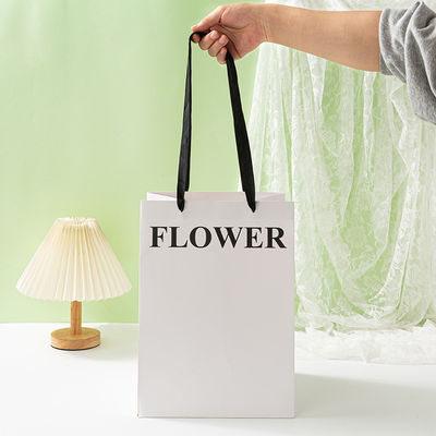 Eco-Friendly Flower Paper Bags With Handle For Bouquets And Gifts
