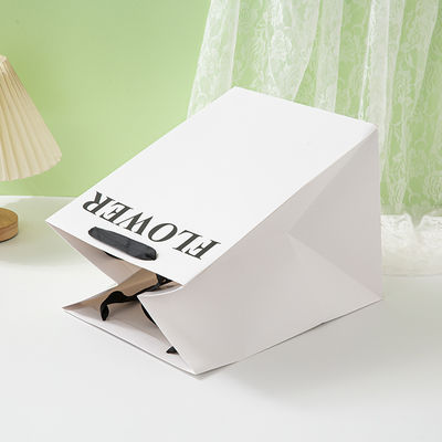 Eco-Friendly Flower Paper Bags With Handle For Bouquets And Gifts