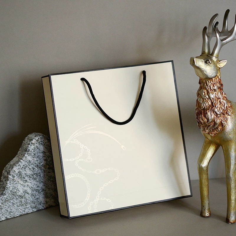 Custom Logo Printed Luxury Gift Paper Bag Jewelry White Cardboard Shopping Paper Bags