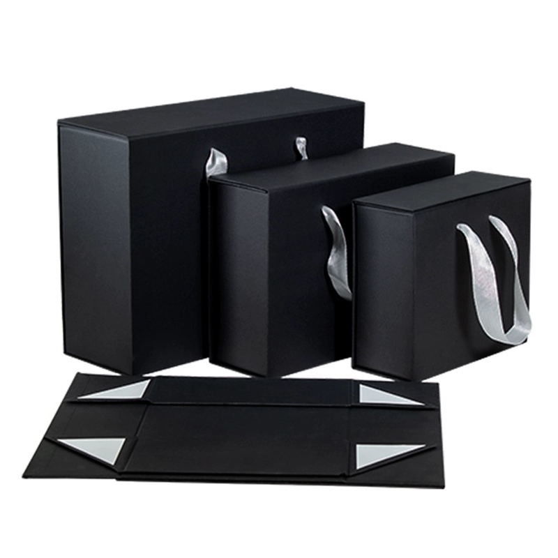Rectangle Plain Custom Magnetic Box Folding Magnetic Magnet Packaging Cardboard Gift Box