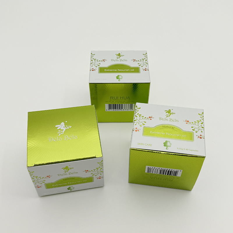Cosmetic Packaging Set White Cardboard Drawer Box For Cosmetic Set