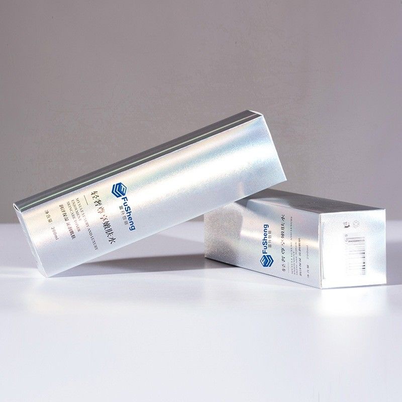 Glossy Lamination Cosmetic Packaging Box Laser Paper Box Printing Custom Logo