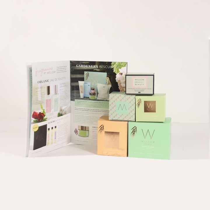 Customize Logo Printed Cardboard Cream Packaging Cosmetic Box Printing Makeup Paper Box For Skincare Skin Card Box