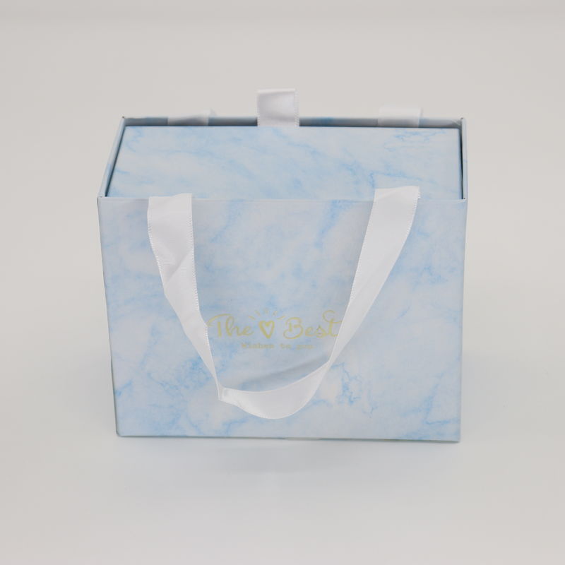 Valentine's Day wholesale customized gift packaging box with handle cardboard drawer packaging box