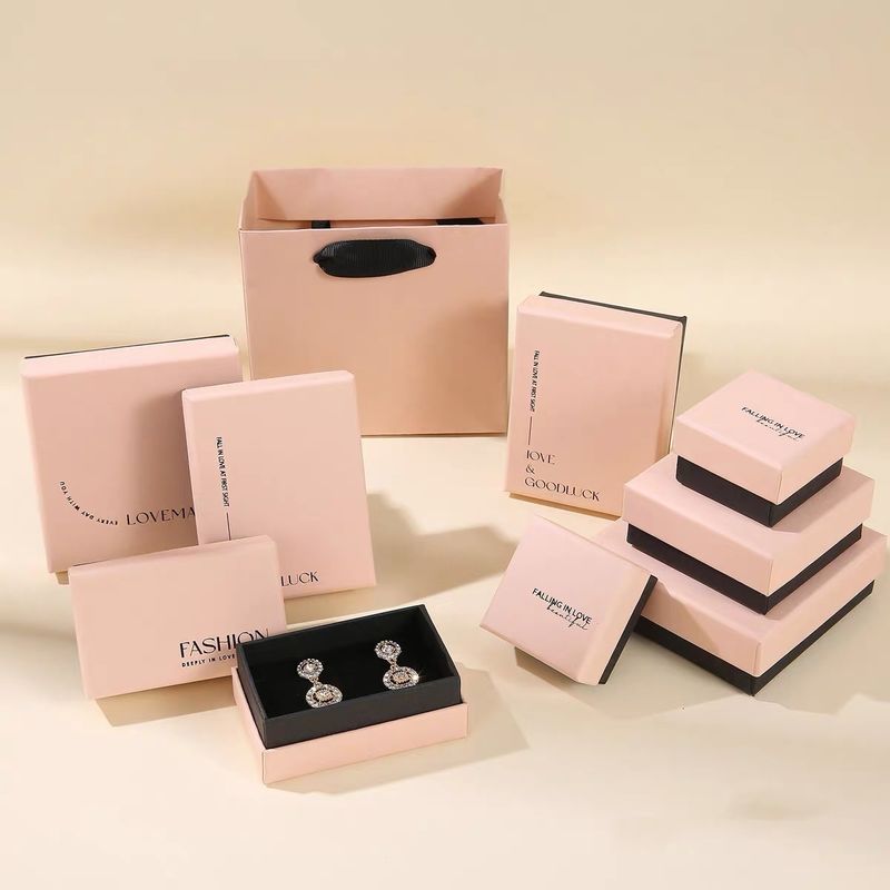 Hard Paper Box With Lid For Handmade Decorations And Trinkets