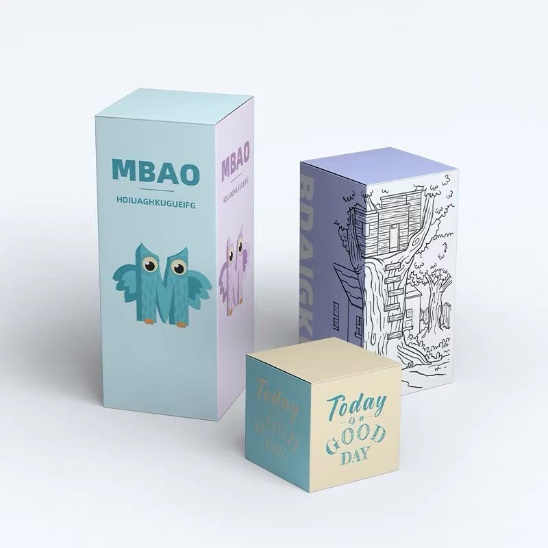 Versatile White Cardboard Boxes For Cosmetics Skincare And Small Gifts