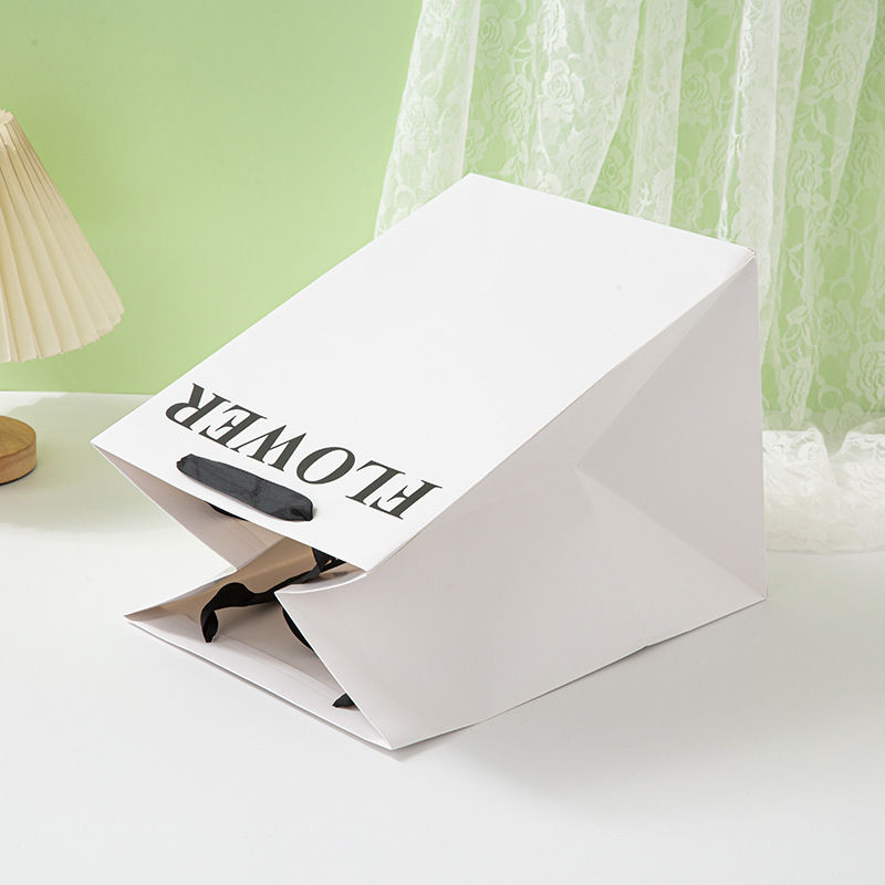 Eco-Friendly Flower Paper Bags With Handle For Bouquets And Gifts