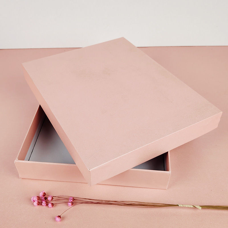 Gift Box Hard Box Scarf Square Scarf Pink Top And Bottom Cover Souvenir Gift Packaging Box Manufacturers Wholesale
