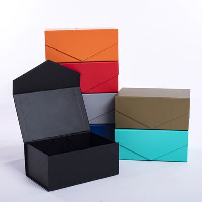 Recyclable Customized Logo Paper Box Hard Folding Cardboard Gift Boxes White Small Luxury Magnetic