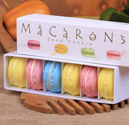Custom Logo Macaroon Paper Box Macaron Box Pack Sweet Candy Chocolate Cookie Gift Box