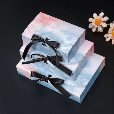 Portable Carton Book Shape Rigid Paper Box Multipurpose Folding Storage Containers