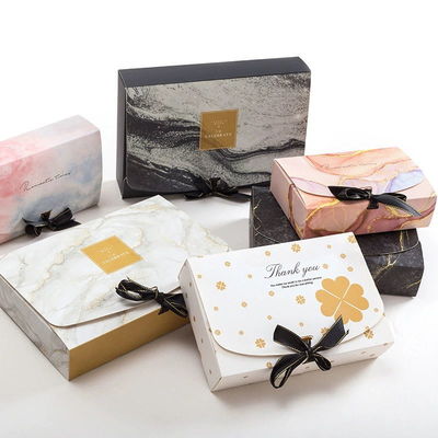 Custom Mailer Packaging Small Folding Cardboard Boxes White Package Box Corrugated Board Box