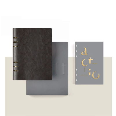 Harga yang bagus Double Metal Spiral ECO Book Coil Notebook Dengan Pena Kertas Daur Ulang Elastic Band Notebook on line