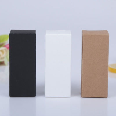 Scatola cosmetica bianca e nera scatola di carta kraft personalizzazione
