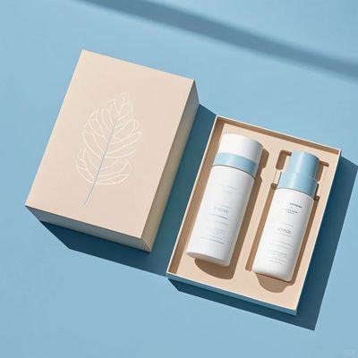 Factory Customized High-end Cosmetic Packaging Box Mask / Lotion / Essence Water / Lipstick
