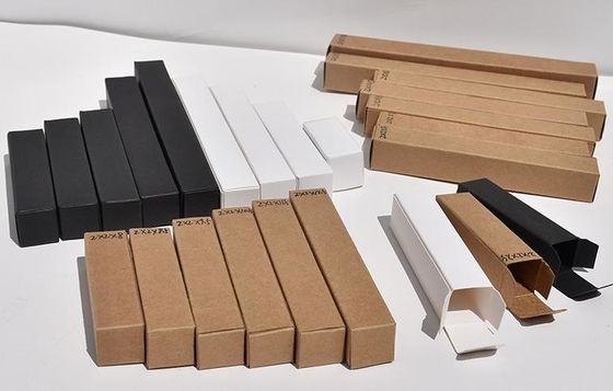 Bom preço Perfume impresso sob medida Caixa de cartão branco Pequena Caixa de papel Kraft Caixa de papel preto on-line