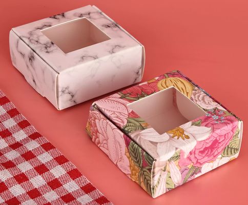 Nhập gói thân thiện với môi trường hộp giấy in màu sản phẩm tắm mũ hộp đóng gói với cửa sổ