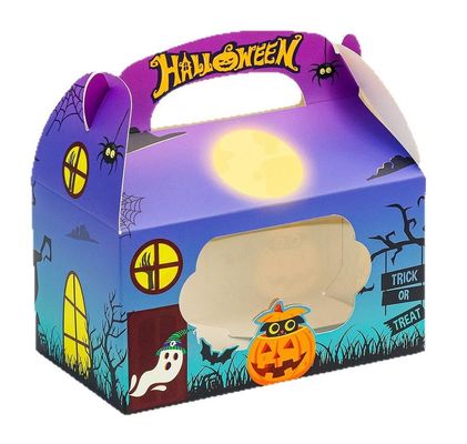 Custom Halloween Packaging Paper Color Box Candy Box Toy Box Holiday Party Logo