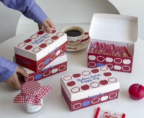 Custom Printed Folding Paper Boxes For Snacks Treats And Festive Packaging