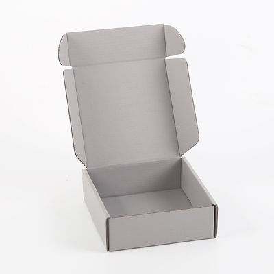 Express Logistics Packaging Box Dark Gray Airplane Box Corrugated Folding Paper Box Double-Sided Printing Color Box Wholesale