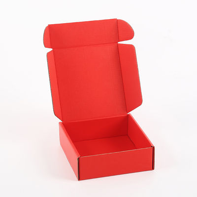 High-Value Red Display Box Thickened Jewelry Color Packaging Box Express Jewelry Packaging Box Can Be Printed With LOGO