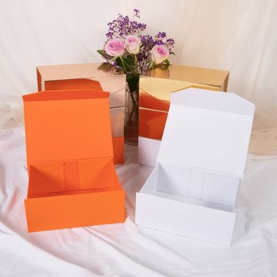 Caja rígida magnética plegable ecológica para té, chocolate o productos hechos a mano