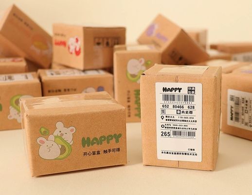 Mini Corrugated Blind Box Packaging for Resin Toys Bottle Figures and Designer Collectibles
