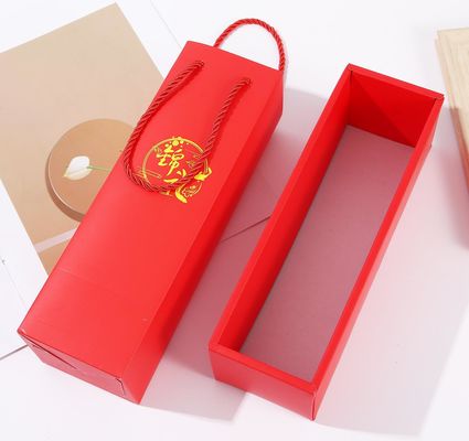 Caja de regalo rectangular engrosada para termo o botella de agua Embalaje ecológico
