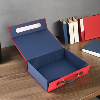 Kothak Hadiah Rigid Lipat Mewah Dengan Penutupan Magnetik Untuk Kemasan Premium