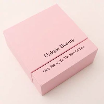 Good price Pull-Out Hot Stamping Gift Box Drawer Box Grain Texture Earring Jewelry Box online