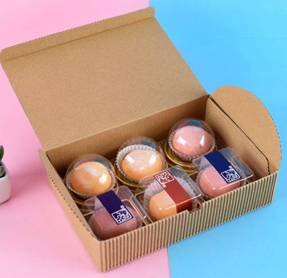 Custom Kraft Corrugated Boxes For Bakery Eco Friendly Packaging For Cakes Pastries