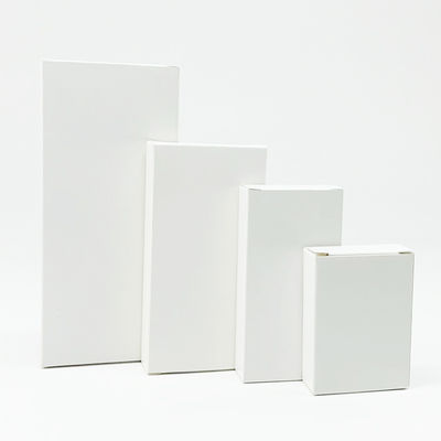 White Cardboard Boxes in Multiple Sizes Versatile Packaging for Various Products