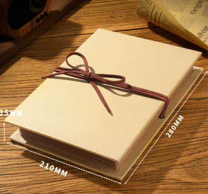 Custom DIY Accordion Fold Photo Album Handmade Couple Book Memory Scrapbook Baby Growth Record Journal